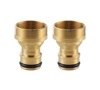 YSDYY 2 Pezzi di Adattatore A Tubo d'Acqua Dorato, Adattatore per Tubo, Taping Rapido, Connessione al Tubo.