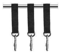 YSDYY 3 Pezzi Cinghie Sospese Altalene, Accessori per Amache Esterni, Snap della Cintura Durevoli, Installazione delle Amache, Staffa Multifunzionale (Nero).