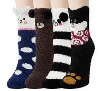 YSense Snug Calze Donna Invernali Termiche Calzini di Natale Regalo peluche Caldi Calzini Spessi Ragazza Amico Mamma Moglie Compleanno San Valentino Festa della mamma Regalo