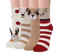 YSense Snug Calze Donna Invernali Termiche Calzini Morbidi Natale Calzettoni Pelosi Soffici Caldi Calzini Animale Spessi Ragazza Amico Mamma Moglie Compleanno San Valentino Festa Della Regali
