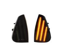 YSFDSG Indicatori Direzione Laterali 2 Pezzi Indicatori Direzione LED Anteriori Luci Laterali Strisce 3 File Accessori Auto Per Dodge Per Charger 2006 2007 2008 2009 2010