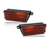 YSFDSG Indicatori Direzione Laterali 2 Pezzi Paraurti Anteriore Luce Parcheggio Indicatore Direzione DRL Copertura Senza Lampadina Per Chevy Per Corvette C3 1975-1979(Amber)