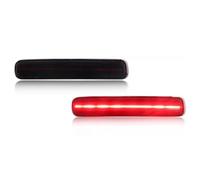 YSFDSG Indicatori Direzione Laterali 2 Pezzi Paraurti Posteriore Riflettore Luce Freno Coda DRL Indicatore Direzione LED Rosso Per Toyota Per Highlander 2011 2012 2013(Smoked)