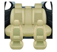 YSFDSG Set Anteriori E Posteriori Per Skoda Per Karoq Per Rapid Per Yeti Accessori Interni Coprisedili Auto Universali Antiscivolo Completo Coprisedili(Beige)