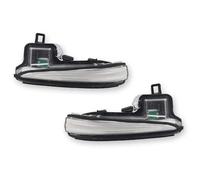 YSFDSGD Luci Diurne LED Ambra Sequenziali Bianche Specchietti Retrovisori Anteriori Auto DRL Per Lexus Per LM 2019 2020 2021 81740-58010 81730-58010 Indicatori Direzione Laterali(Clear)