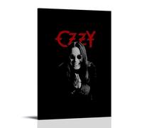 YSHCHEN Ozzy Osbourne Popular Singers Stars Series, poster su tela da parete, decorazione artistica da parete, per camera da letto, 50 x 75 cm, con cornice