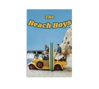 YSHCHEN Poster decorativo da parete su tela con i cantanti della spiaggia dei ragazzi e stelle, 30 x 45 cm, senza cornice