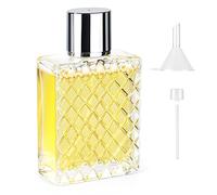 Ysimple 100ml Porta Profumo da Borsetta - Bottiglia di Profumo Vuota, Vaporizzatore Profumi, Vetro Bottiglia Spray Piazza, per Uomo e Donna Con Pipette e Tramoggia, per Profumi, Viaggi, Cosmetici