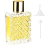 Ysimple 100ml Porta Profumo da Borsetta - Bottiglia di Profumo Vuota, Vaporizzatore Profumo, Vetro Bottiglia Spray Piazza, per Uomo e Donna Con Pipette e Tramoggia, per Profumi, Viaggi, Cosmetici
