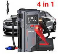 YsinoBea 4 In1 Avviatore di emergenza per auto con compressore d'aria 20000mAh Caricatore booster portatile 1000A Potente dispositivo di avviamento per batteria per auto