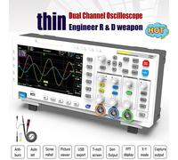 YsinoBear 1014D Oscilloscopio digitale portatile Osciloscopio Multimetro 100 MHz * 2 Generatore di segnale di ingresso a doppio canale 2 in 1 Standard version