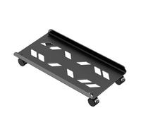 Ysislybin Carrello Porta PC, Supporto da Terra con Ruote per CPU,Porta PC Scrivania,CPU Holder Cart, Supporto per PC Case, Regolabile Computer CPU Holder e 4 Ruota e Cinghie di Gestione Del Cavo