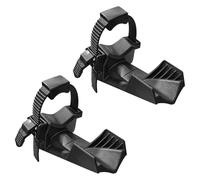 Ysislybin Ferma Ruota, 2 Accessori Per Portabici Per Pneumatici Larghi Fino a 2,35 Pollici, Portabici Posteriore Nero, Compatibile con Trailer