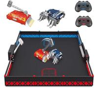 Ysityum Robot da combattimento RC con arena per bambini, 2 robot | Giocattolo RC per 2 giocatori con 2,4 GHz, 4WD e feedback di vibrazione, regalo per ragazzi e ragazze dai 5 anni in su