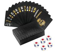 YSJCHEBS 1 Gioco di Carte da Gioco in Plastica E 5 Dadi, Carte da Gioco Impermeabili, Carte da Gioco Resistenti all'Usura, Giochi di società, Giochi Interattivi