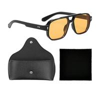 YSJCHEBS 1 Occhiali, 1 Scatola Portaoggetti, 1 Panno Per Occhiali, Occhiali Da Sole Da Uomo, Occhiali Da Sole Quadrati Alla Moda, Occhiali Classici Da Donna E Da Uomo