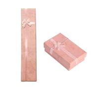 YSJCHEBS 1 Scatola Rettangolare Per Collana E 1 Scatola Quadrata Per Collana, Scatola Per Esposizione Di Gioielli, Scatola Regalo Per Gioielli, Scatola Regalo Di Carta