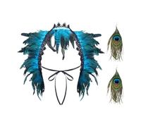 YSJCHEBS 1 Sciarpa Di Pizzo Con Piume E 1 Paio Di Orecchini Di Piume, Accessori In Stile Gotico, Accessori Retrò Personalizzati, Adatti Per Spettacoli, Balli E Feste