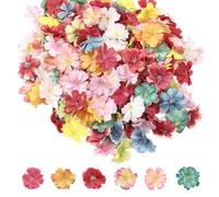 YSJCHEBS 100 Fiori Artificiali, Materiali Fai da Te, Decorazioni Floreali, Materiali per Accessori di Abbigliamento, Fiori per L'Artigianato, Decorazioni Floreali per Feste