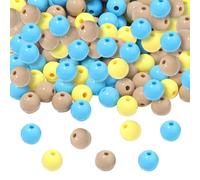 YSJCHEBS 1000 Perline Acriliche Rotonde Colorate da 8 mm per Gioielli e Fai-Da-Te