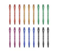 YSJCHEBS 18 Bastoncini per Freccette, Bastoncini per Freccette in Metallo, Bastoncini per Freccette Durevoli, Bastoncini per Freccette Colorati, Accessori per Freccette, Creazione di Freccette