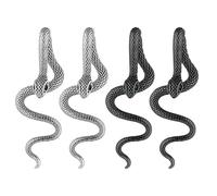 YSJCHEBS 2 Paia di Orecchini A Forma di Serpente, Orecchini alla Moda, Orecchini A Serpente retrò, Gioielli A Forma di Serpente, Orecchini da Donna, Accessori di Abbigliamento