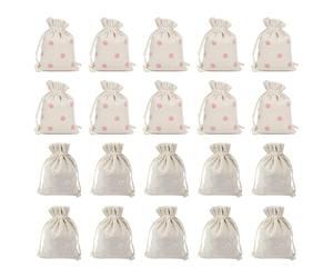 YSJCHEBS 20 Sacchetti per Bouquet di Margherite, Sacchetti di Organza, Sacchetti di Stoffa, Sacchetti Regalo, Sacchetti per Gioielli, Mini Sacchetti Regalo, Confezioni Regalo per Feste