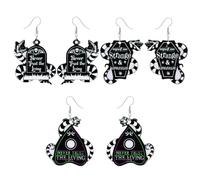YSJCHEBS 3 Paia di Orecchini con Elemento Serpente, Orecchini Divertenti, Orecchini dal Design Creativo, Accessori per Abbigliamento da Festa, Orecchini in Acrilico A Forma di Cartone Animato