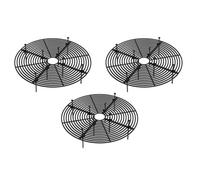 YSJCHEBS 3 Pezzi Ringhiere per Vasi di Fiori Neri Accessori per Vasi di Fiori Rete di Protezione delle Piante Vaso di Fiori Rete di Plastica Forniture da Giardino