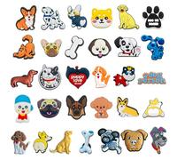 YSJCHEBS 32 Pezzi Decorazione Scarpe Per Cani Accessori Targhette Per Cani Etichette Per Scarpe Clip Per Scarpe Decorazione Coccodrillo