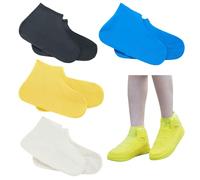 YSJCHEBS 4 Paia Di Stivali Da Pioggia, Copriscarpe Impermeabili, Scarpe Antipioggia, Copriscarpe Impermeabili In Silicone, Copriscarpe Antipioggia, Copriscarpe Riutilizzabili