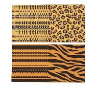 YSJCHEBS 40 Tovaglioli con Motivi Animali, Tovaglioli con Stampa di Texture Animali, Tovaglioli per Feste nella Giungla, Tovaglioli A Tema Caccia, Tovaglioli per Decorazioni Celebrative
