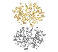 YSJCHEBS 400 Fibbie con Pendente, Fibbie per Collane, Materiali per Gioielli Fai da Te, Accessori per Creazione di Gioielli, Produzione Artigianale Fai da Te