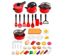 YSJCHEBS 44 Parti di Piatti da Cucina, Merci da Cucina A Mini Simulazione, Giochi di Preparazione per Bambini, Giocattoli Creativi per Bambini, Giocattoli per Bambini per Bambini