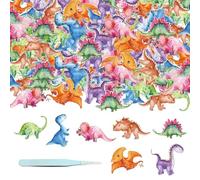 YSJCHEBS 50 Pezzi Decorazioni Torta Dinosauro E 1 Pinzetta, Decorazioni Torta Dessert, Decorazioni Torta Creativa, Decorazioni Torta Fai da Te, Articoli per Feste