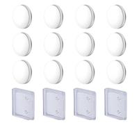 YSJCHEBS 6 Paia di Magneti Ponderati E 4 Clip per Tende Trasparenti, Fibbia Magnetica Antivento, Supporto per Tende, Adatto per Tende da Doccia, Tende, Tovaglie