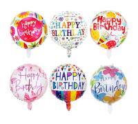 YSJCHEBS 6 Pezzi di Palloncini per Feste di Compleanno, Palloncini in Alluminio, Palloncini Colorati, Layout Scena Festa, Palloncini Decorativi per Feste, Accessori per Foto Feste