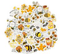YSJCHEBS 92 Simpatici Adesivi Ape, Decorazione Ape, Adesivi Ape, Decorazione A Dispersione di Personaggi Ape, Decorazione Ape Girasole, Adesivi Murali Finestra Ape, Adesivi Insetti