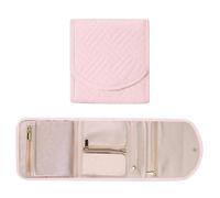 YSJCHEBS Borsa Per Gioielli Rosa, Multi-Scomparto, Portatile, Leggero