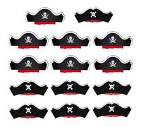 YSJCHEBS Cappelli Da Pirata Per Bambini Da 14 Pezzi, Cappelli Da Pirata In Feltro, Costumi Da Pirata Per Bambini, Accessori Per Giochi Di Ruolo Da Pirata, Spettacoli Teatrali