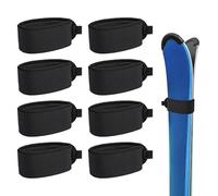 YSJCHEBS Cinghie da Sci da 8 Pezzi, Strumenti per Attacchi da Snowboard, Cinghie in Nylon, Cinghie Elastiche, Cinghie Regolabili