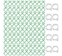 YSJCHEBS Confezione da 100 Fibbie per Figure, 10 Clip per Legare Viti, Fascette per Piante Rampicanti, Clip per Piante Rampicanti, Clip di Supporto per Piante, Supporti per Piante da Giardino