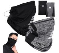 YSJCHEBS Confezione Da 2 Bandane Con Sciarpa Da Collo, Sciarpa Da Pesca, Bandana Da Uomo, Sciarpa Rinfrescante Per Il Collo, Sciarpa Estiva Da Uomo, Maschera Da Ciclismo, Sciarpa Da Bicicletta