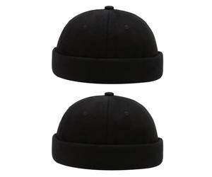 YSJCHEBS Confezione Da 2 Cappelli Neri, Cappelli Da Uomo, Cappelli Con Teschio Da Uomo, Unisex, Cappelli Di Tendenza, Cappelli, Cappelli Traspiranti Regolabili