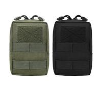 YSJCHEBS Confezione da 2 Marsupi, Borsa per Attrezzi da Esterno, Borsa Multifunzionale, Borsa Portatile, Adatta per Campeggio, Escursionismo, Alpinismo, ECC.