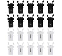 YSJCHEBS Confezione da 20 Chiusure A Scatto Autobloccanti, Chiusure A Molla, Chiusure per Coperchio Bidone, Parti per Bidone