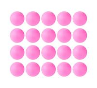 YSJCHEBS Confezione da 20 Palline da Ping Pong Rosa, Palline da Ping Pong in Plastica da 40 Mm, Palline da Ping Pong Semplici, Palline da Ping Pong Senza Logo, Palline da Allenamento per Principianti