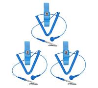 YSJCHEBS Confezione da 3 Cinturini da Polso Antistatici, Cinturini da Polso Antistatici Regolabili, Cinturini da Polso Riutilizzabili