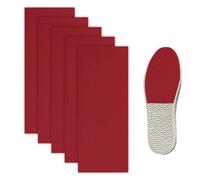 YSJCHEBS Confezione Da 5 Tappetini Antiscivolo Rossi Per Suole, Adesivi Antiscivolo Tagliabili, Tappetini In Silicone Resistenti All'Usura, Accessori Antiscivolo Per Scarpe