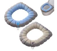 YSJCHEBS Copriwater 2 Pezzi, Copriwater Caldo, Copriwater in Peluche, Copriwater Morbido, Accessori per WC